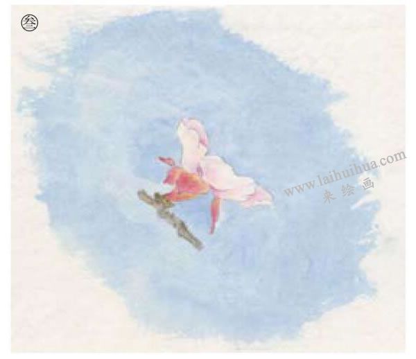 杏花的工笔画法步骤03