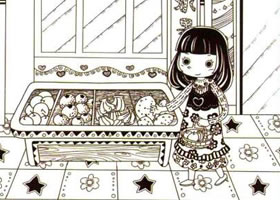 大姐姐儿童线描画法
