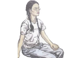 中学生肖像的写意画写生画法步骤