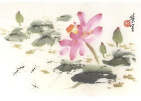睡莲写意画法