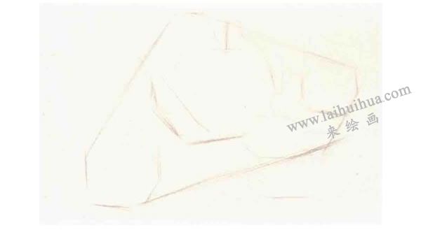明暗素描表现步骤：起稿阶段