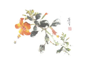 扶桑写意画法