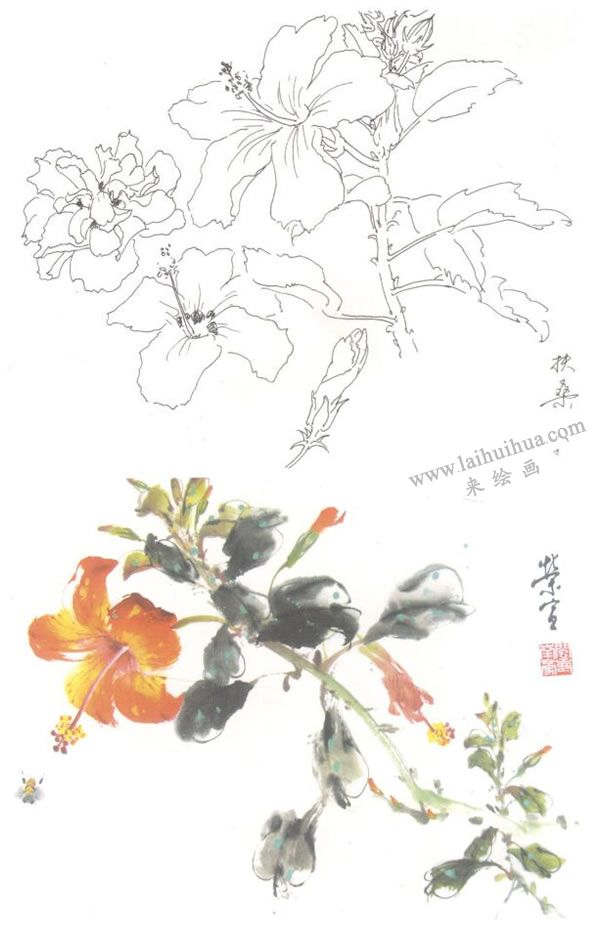 扶桑写意画法