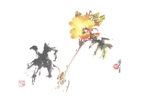 秋葵写意画法（一）