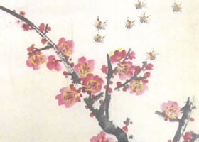 梅花的写意画法（二）