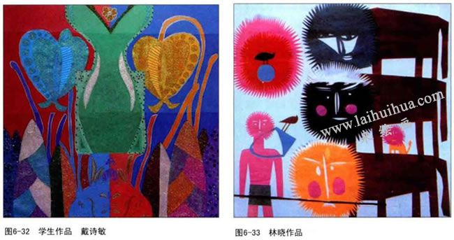 纸贴法装饰画