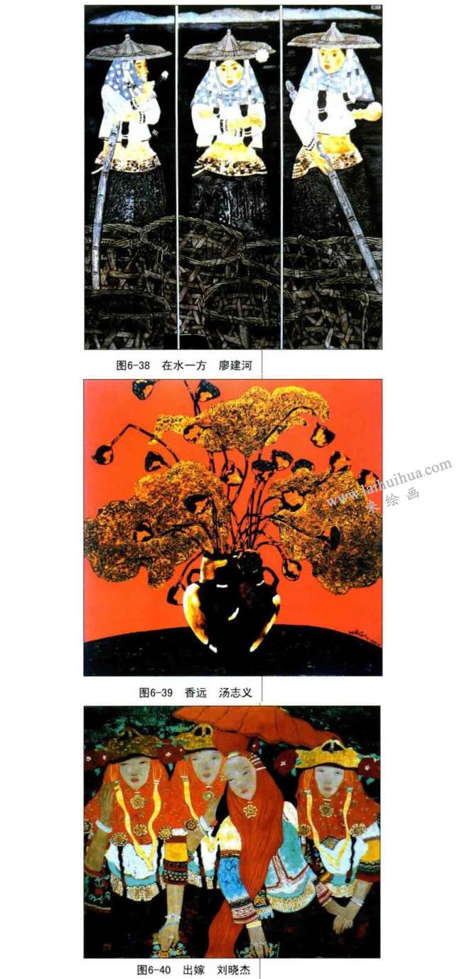 磨漆装饰画02