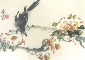 李树（李花）写意画法