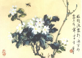 茉莉花写意画法