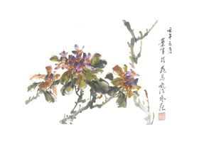香橼写意画法
