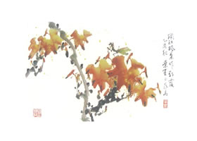 丹枫写意画法