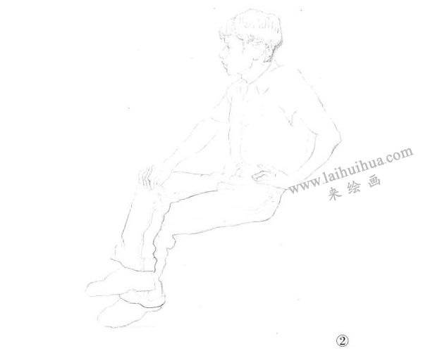 人物速写步骤02
