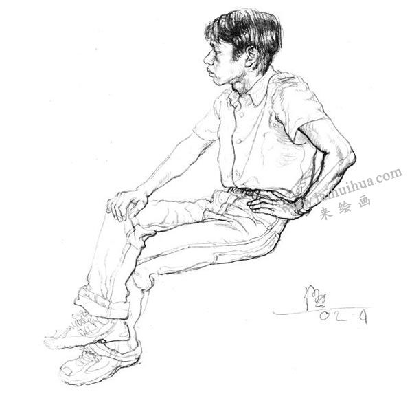 人物速写步骤04