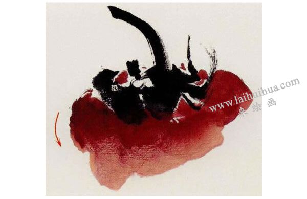 柿子写意画法步骤图示02