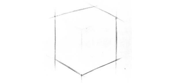 正面体素描明暗的画法步骤01