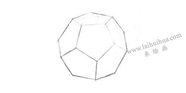 十二面体素描的明暗画法步骤图示02