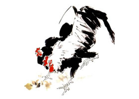 《饯春》写意画法步骤