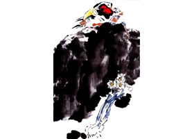 《幸福神仙》写意画法