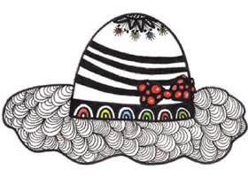 魔法礼帽装饰画作画步骤