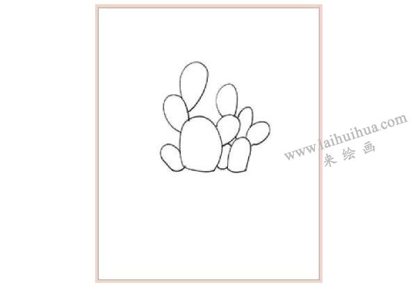书桌上的小盆栽装饰画作画步骤图示01