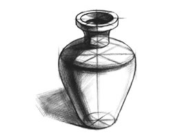 结构素描广口陶罐的结构分解