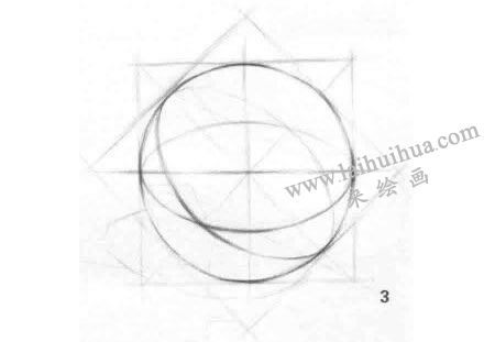 球体的结构素描画法步骤图示03