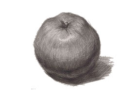 橘子素描画法（二）