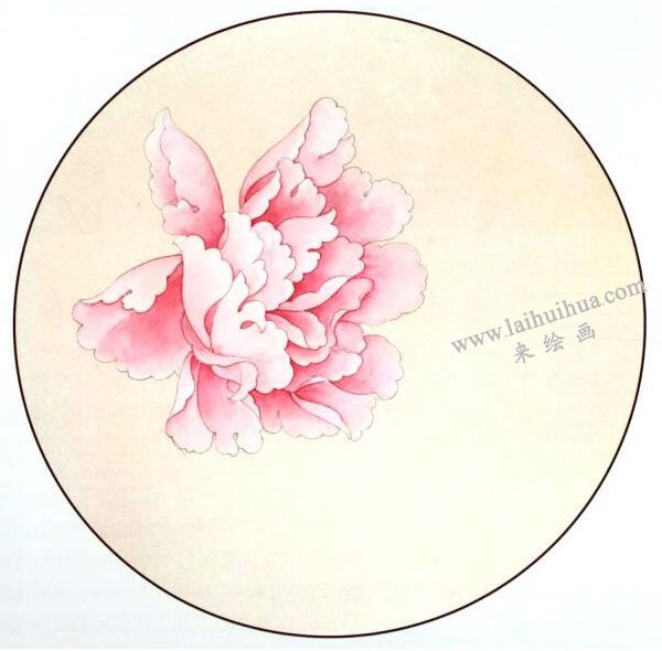 工笔画《国色》（牡丹）绘画步骤图示02