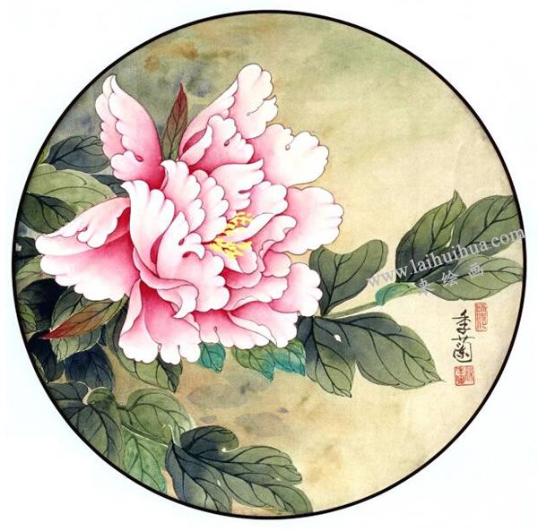 工笔画《国色》（牡丹）绘画步骤图示05
