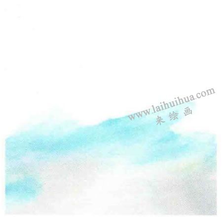 《密布的云》水粉画法步骤图示01