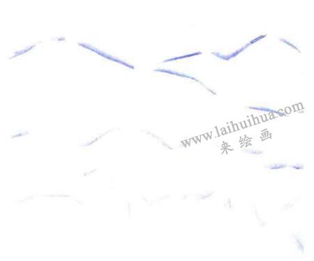 《茂密的山林》水粉画法步骤图示01