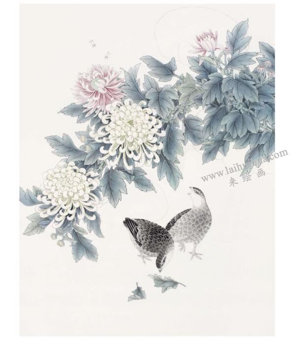 工笔画《安居乐业》画法步骤图示03