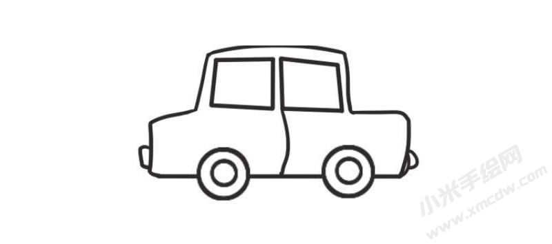 汽车简笔画01