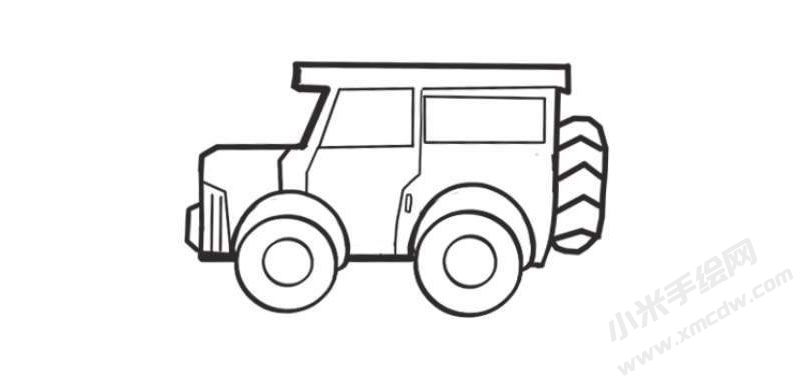 汽车简笔画04