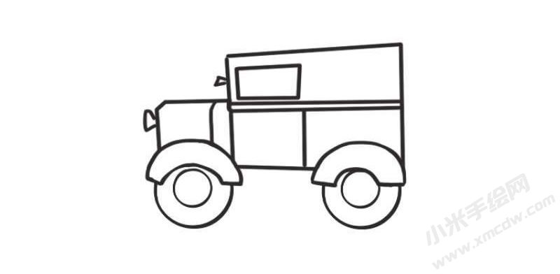 汽车简笔画05
