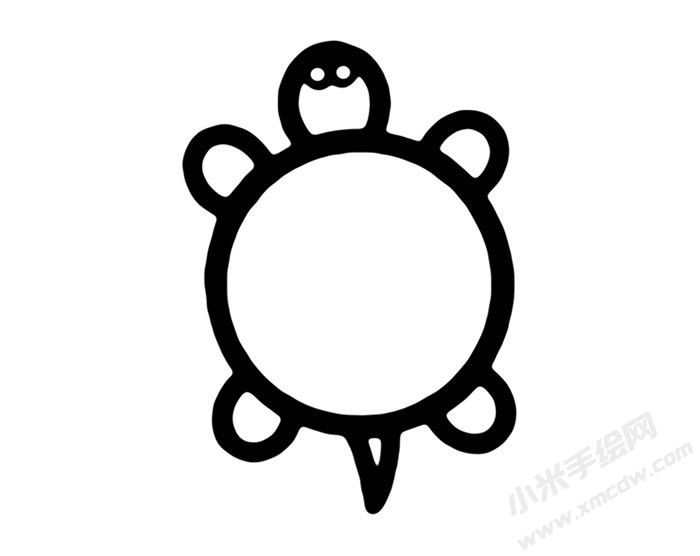 乌龟简笔画步骤五.jpg