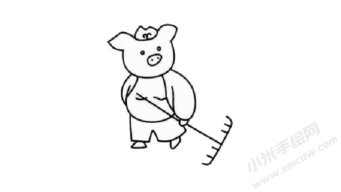 猪八戒儿童简笔画步骤03.jpg
