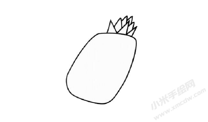菠萝儿童简笔画步骤02.jpg