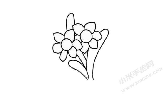水仙花儿童简笔画创作步骤03.jpg