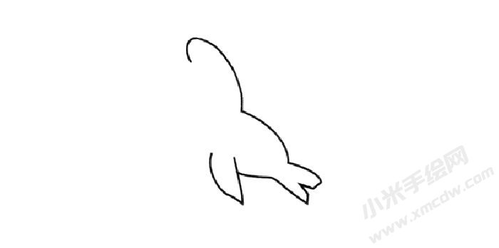 海豹儿童简笔画绘制步骤01.jpg