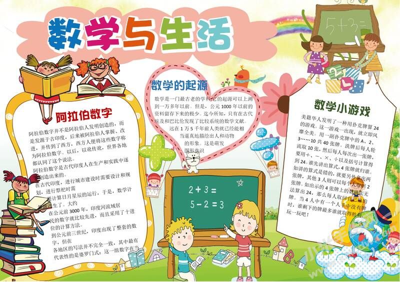 数学与生活小报模板有字版.jpg