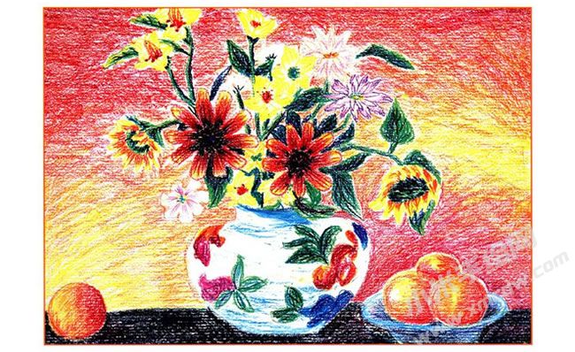 花瓶静物油画棒创作步骤04.jpg
