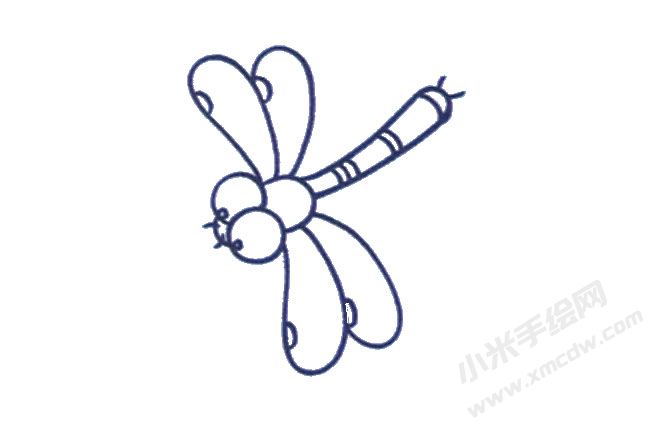 蜻蜓儿童简笔画绘制步骤04.jpg