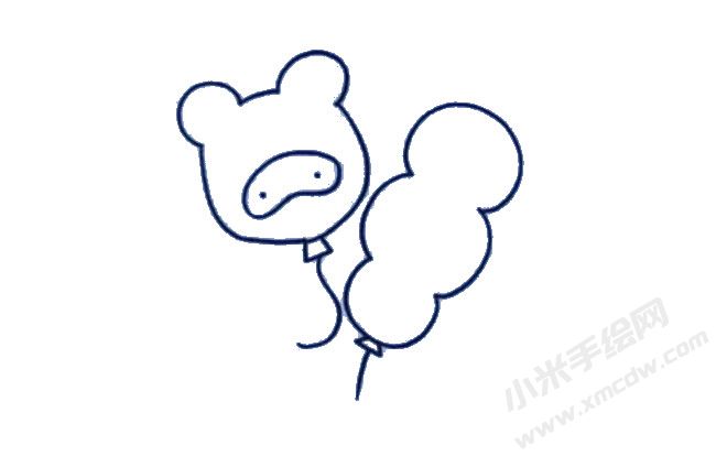 气球幼儿简笔画绘制步骤04.jpg