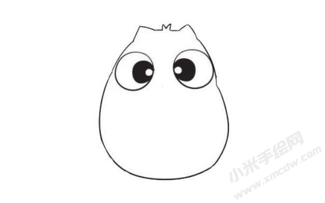 简笔画猫头鹰画法步骤04.jpg