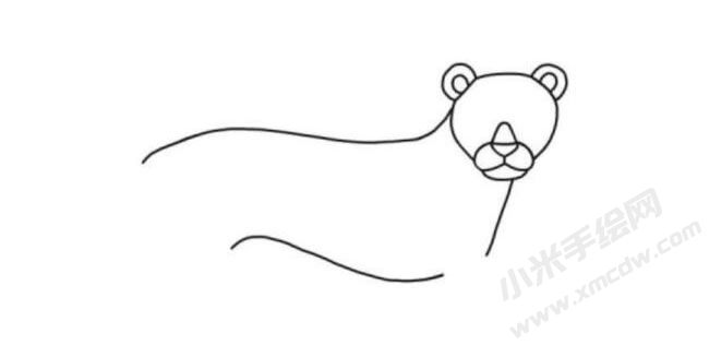猎豹简笔画分步绘制图示03.jpg