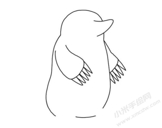 鼹鼠简笔画分步绘制图示03.jpg