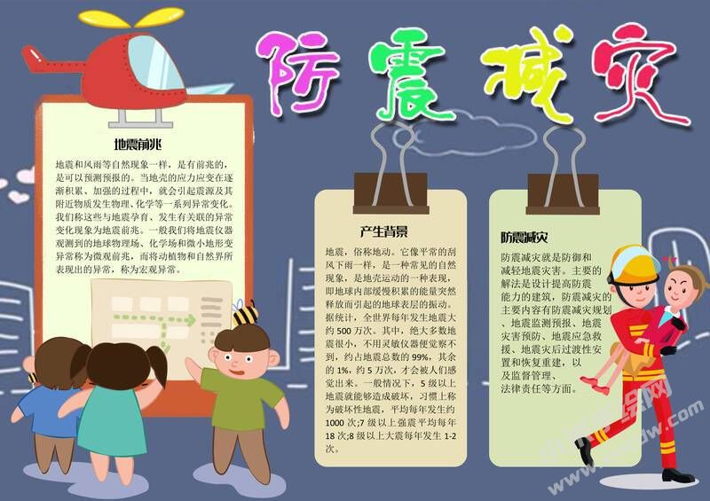 防震减灾手抄报内容模板有字版（第十版）.jpg