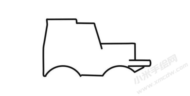 越野车简笔画分步绘制图示01.jpg