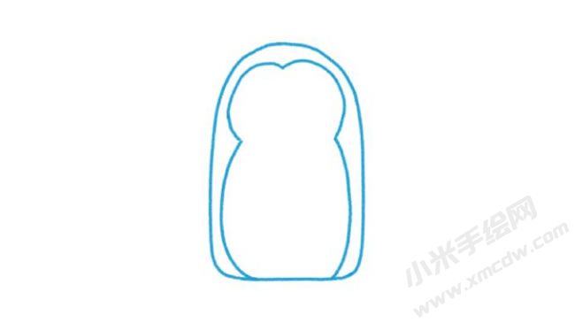 企鹅幼儿简笔画分步画法图示02.jpg